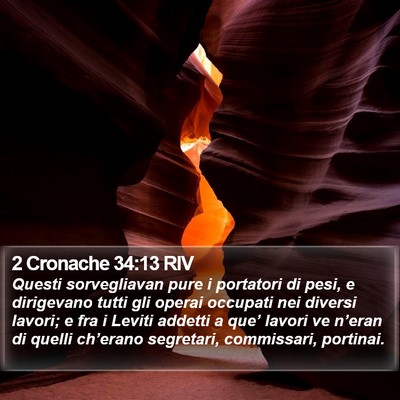 2 Cronache 34:13 RIV Bible Verse Image