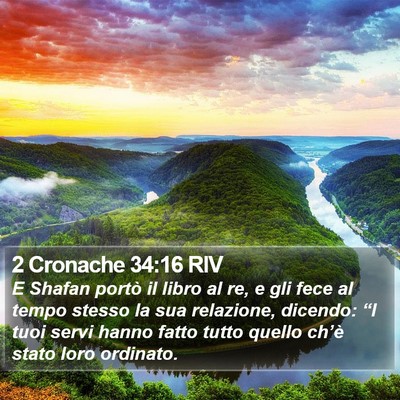 2 Cronache 34:16 RIV Bible Verse Image