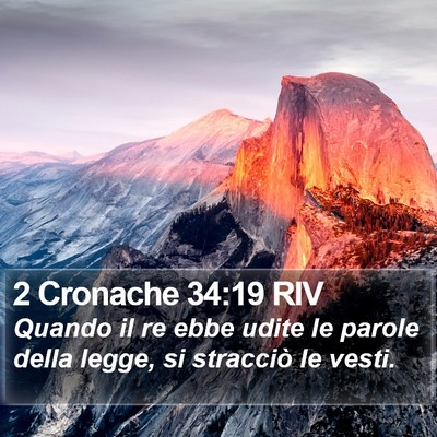 2 Cronache 34:19 RIV Bible Verse Image