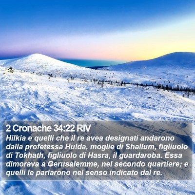 2 Cronache 34:22 RIV Bible Verse Image