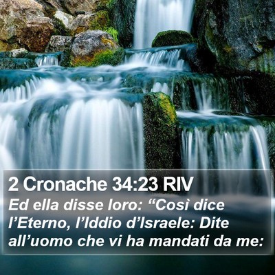 2 Cronache 34:23 RIV Bible Verse Image