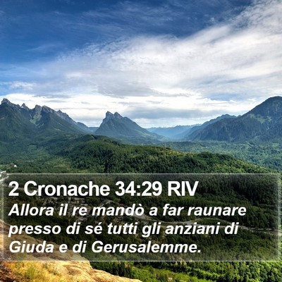 2 Cronache 34:29 RIV Bible Verse Image