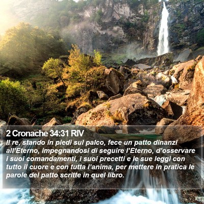 2 Cronache 34:31 RIV Bible Verse Image