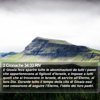 2 Cronache 34:33 RIV Bible Verse Image