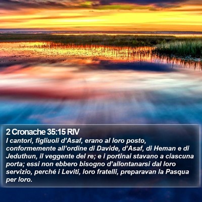2 Cronache 35:15 RIV Bible Verse Image
