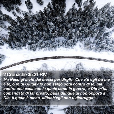2 Cronache 35:21 RIV Bible Verse Image