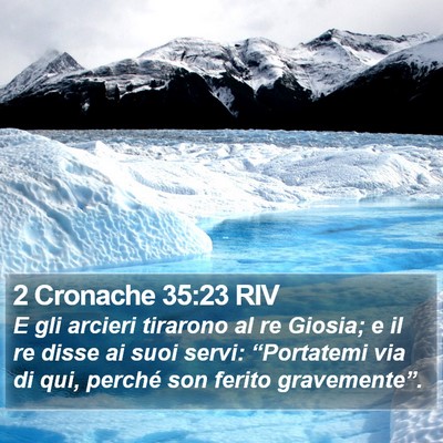 2 Cronache 35:23 RIV Bible Verse Image