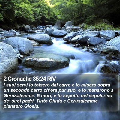 2 Cronache 35:24 RIV Bible Verse Image