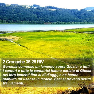 2 Cronache 35:25 RIV Bible Verse Image