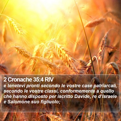 2 Cronache 35:4 RIV Bible Verse Image