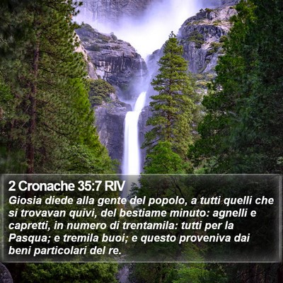 2 Cronache 35:7 RIV Bible Verse Image