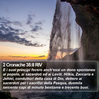 2 Cronache 35:8 RIV Bible Verse Image
