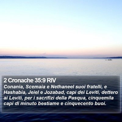 2 Cronache 35:9 RIV Bible Verse Image
