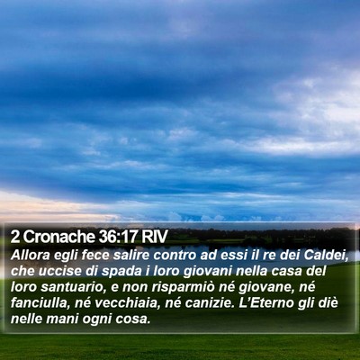 2 Cronache 36:17 RIV Bible Verse Image