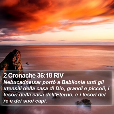 2 Cronache 36:18 RIV Bible Verse Image
