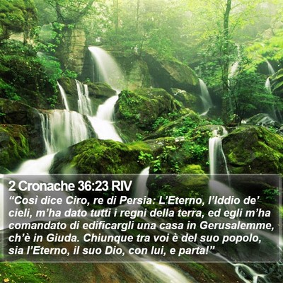 2 Cronache 36:23 RIV Bible Verse Image
