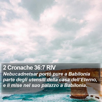 2 Cronache 36:7 RIV Bible Verse Image