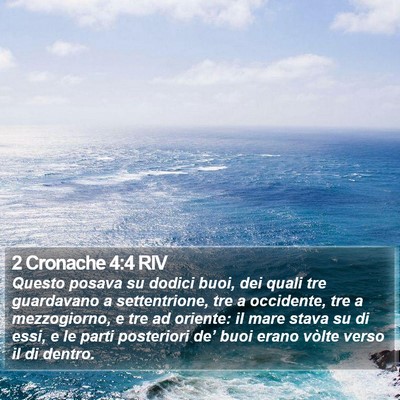 2 Cronache 4:4 RIV Bible Verse Image