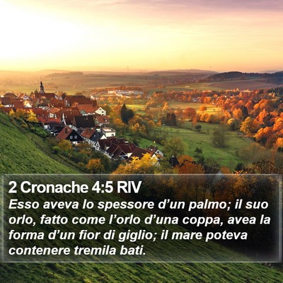 2 Cronache 4:5 RIV Bible Verse Image