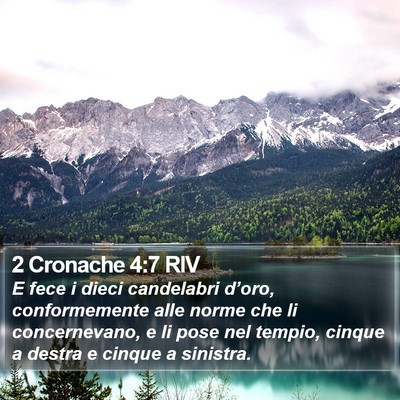 2 Cronache 4:7 RIV Bible Verse Image
