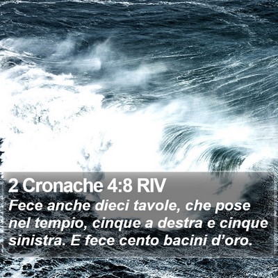 2 Cronache 4:8 RIV Bible Verse Image