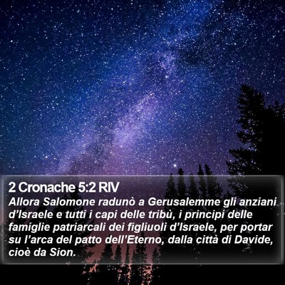 2 Cronache 5:2 RIV Bible Verse Image