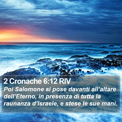 2 Cronache 6:12 RIV Bible Verse Image