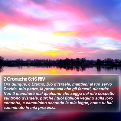 2 Cronache 6:16 RIV Bible Verse Image