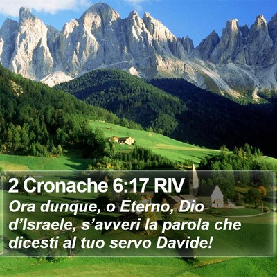 2 Cronache 6:17 RIV Bible Verse Image