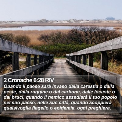 2 Cronache 6:28 RIV Bible Verse Image