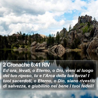 2 Cronache 6:41 RIV Bible Verse Image