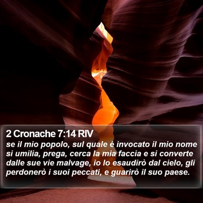 2 Cronache 7:14 RIV Bible Verse Image