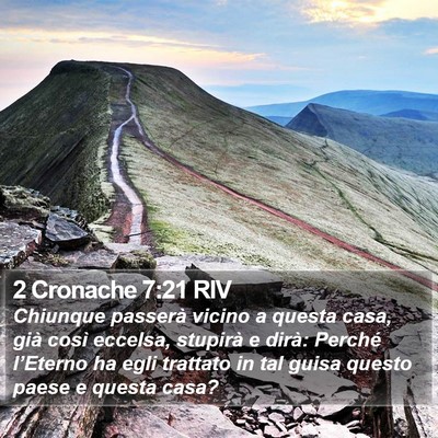 2 Cronache 7:21 RIV Bible Verse Image