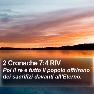 2 Cronache 7:4 RIV Bible Verse Image