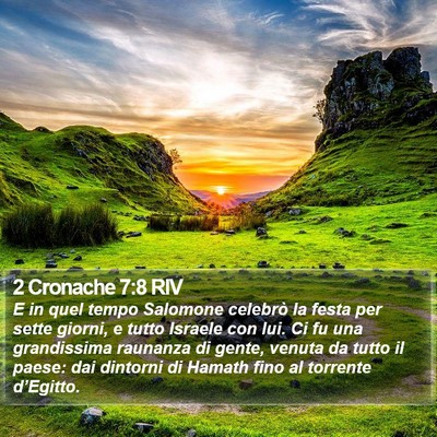 2 Cronache 7:8 RIV Bible Verse Image