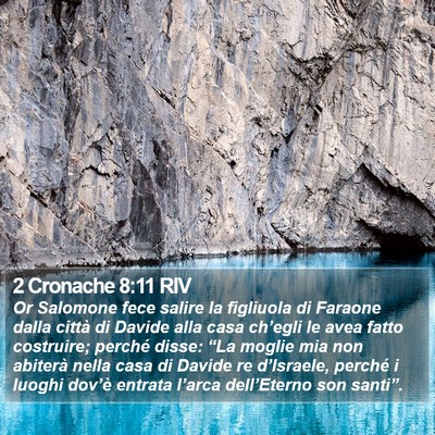 2 Cronache 8:11 RIV Bible Verse Image
