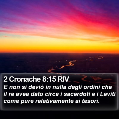 2 Cronache 8:15 RIV Bible Verse Image