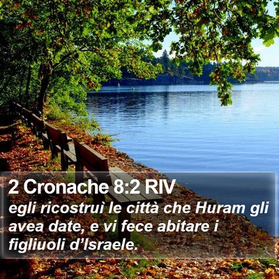 2 Cronache 8:2 RIV Bible Verse Image