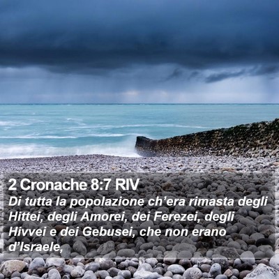 2 Cronache 8:7 RIV Bible Verse Image
