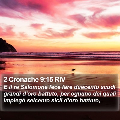 2 Cronache 9:15 RIV Bible Verse Image