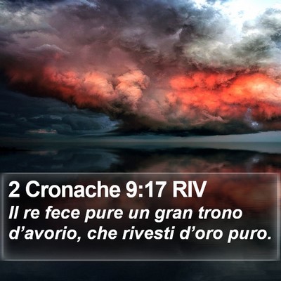 2 Cronache 9:17 RIV Bible Verse Image