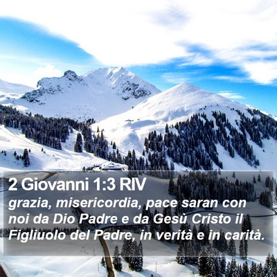 2 Giovanni 1:3 RIV Bible Verse Image