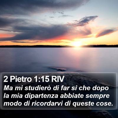 2 Pietro 1:15 RIV Bible Verse Image