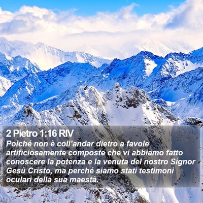2 Pietro 1:16 RIV Bible Verse Image