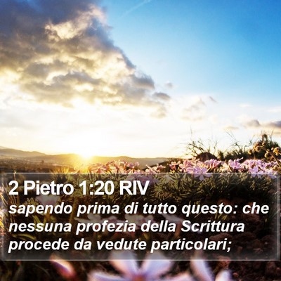 2 Pietro 1:20 RIV Bible Verse Image