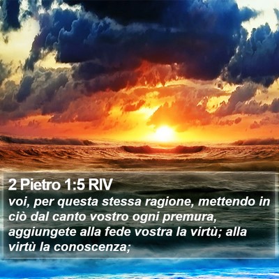2 Pietro 1:5 RIV Bible Verse Image