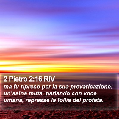 2 Pietro 2:16 RIV Bible Verse Image