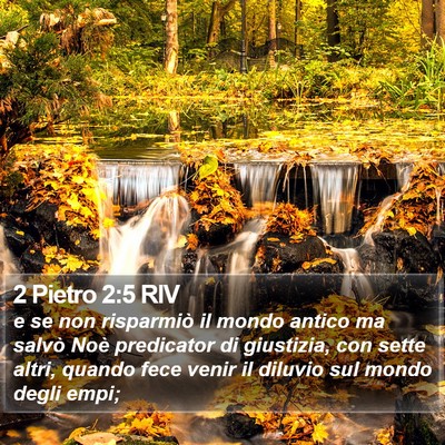 2 Pietro 2:5 RIV Bible Verse Image