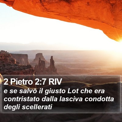 2 Pietro 2:7 RIV Bible Verse Image
