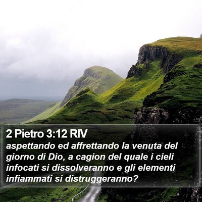 2 Pietro 3:12 RIV Bible Verse Image